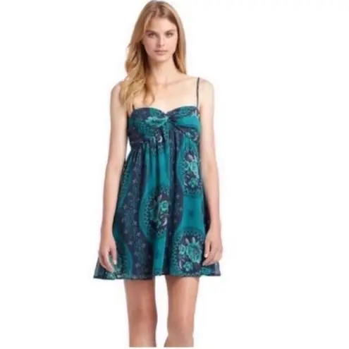 Free People  Mermaid Eternal Spring Twist Baby Doll Dress