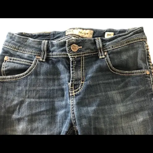 BKE Addison Bermuda Denim Jorts Shorts/Jeans Jorts 29X17 Boho Festival Girls