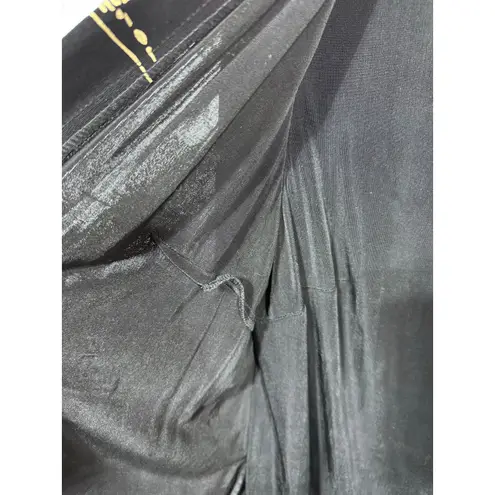 R & M Richards Twinset Abstract Black Gold Women's 18WP Vintage Art Deco Y2K