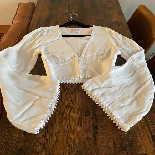 Stone Cold Fox Bell Sleeve Detail Blouse