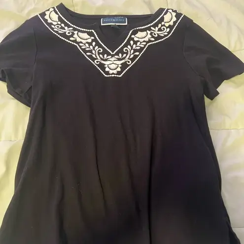 Karen Scott Black Top