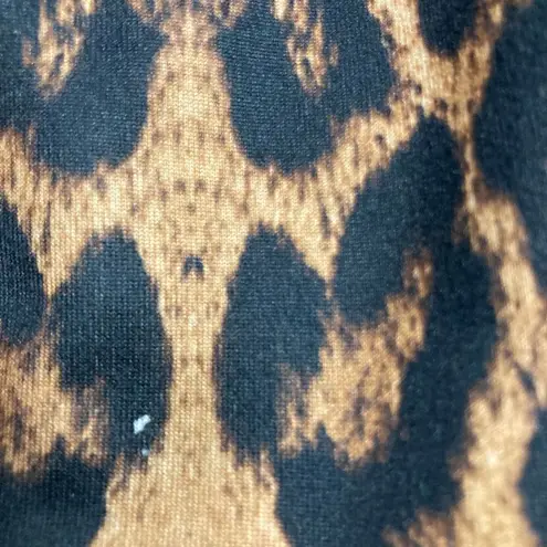 ORIGINAL USA B2B WOMEN’s FASHION Animal Print Poncho Cape w/Tassels Brown Size undefined