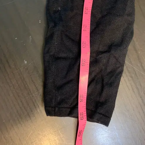 Cyrus Black Waterfall Cardigan Sweater Knit XL Lagenlook cozy modest staple