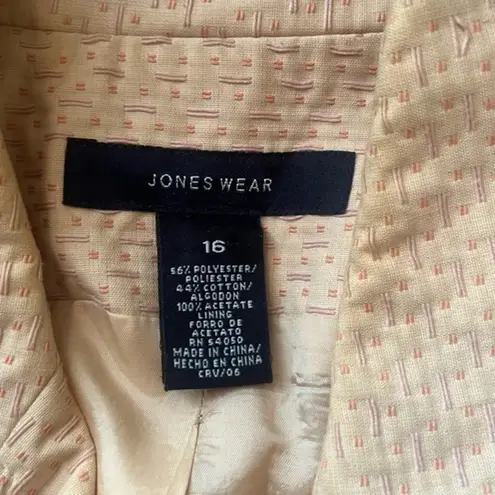 Jones Wear Jones‎ Wear Peach Woven Suit Set 16