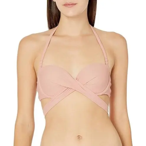 Luli Fama Standard Cosita Buena FAMA Multiway Underwire Bandeau Bikini Top S