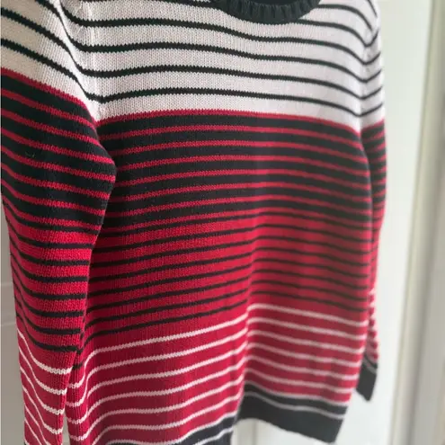 Petite Sophisticate Americana Striped Sweater