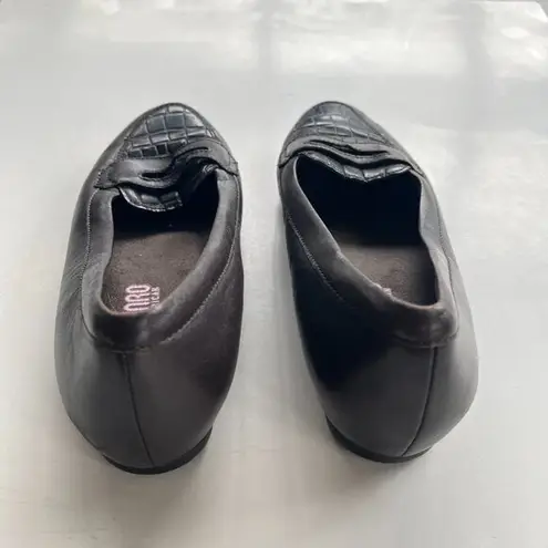 Munro Women Brown Leather Penny Loafer Shoe Size 8.5 M Work Comfy