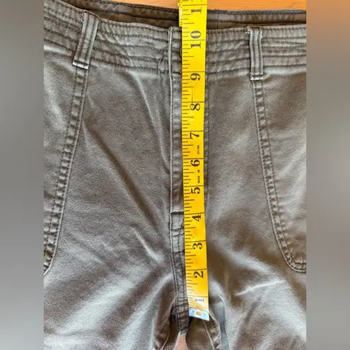 prAna Pants Women’s 6 Olive Green Flat Front Straight Casual Pockets Outdoor EUC