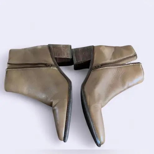 Seychelles Women's Tan Cognac Leather Ankle Boots Size 10