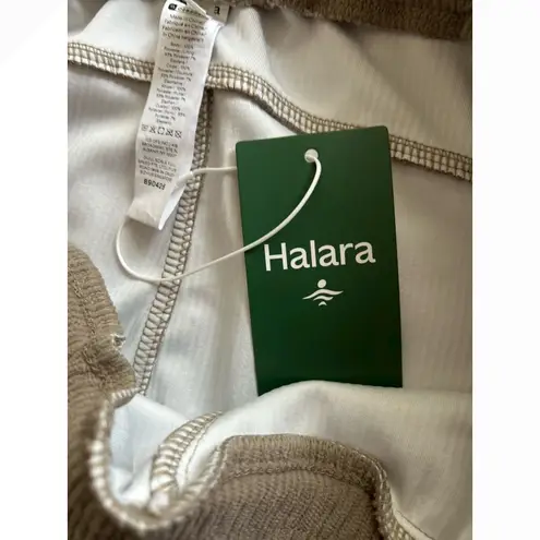 Halara Corduroy Wide Leg Pants Beige Lounge Comfort Size M