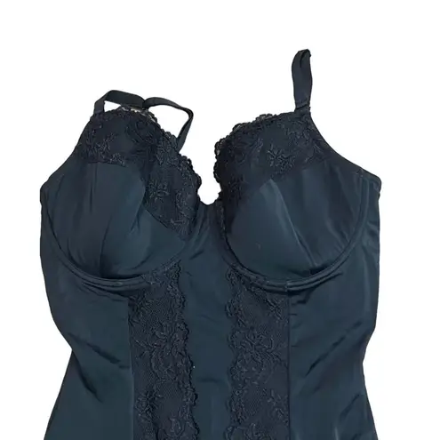 Dr. Rey Shapewear Womens Lace Bodysuit 38DD Black Size undefined