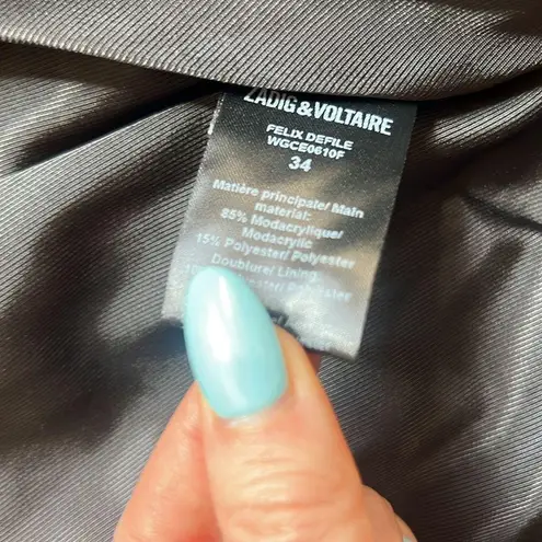 Zadig & Voltaire  Faux Fur Jacket