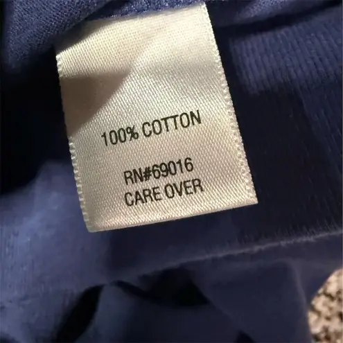 Massini Women's M Blue Cropped Elastic Waist Pants Casual