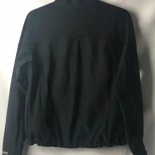LL BEAN WINDSTOPPER WOMENS SIZE LARGE BLACK JACKET