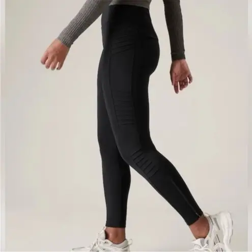 Athleta  Delancey Moto Tights Size Small NWT