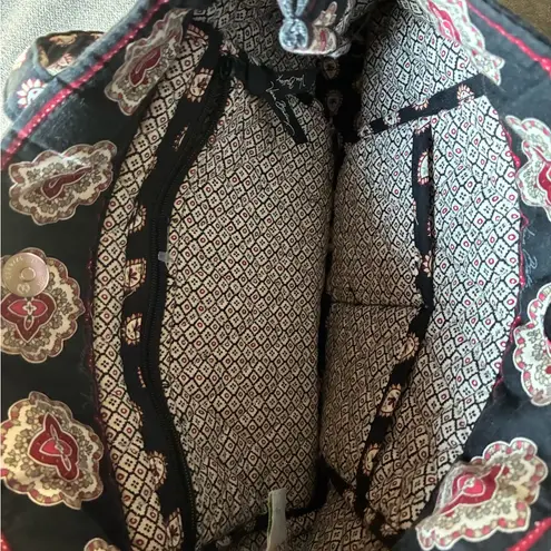 Vera Bradley  Black and Red Patterned Tote