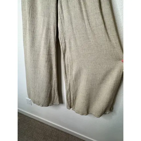 Otis & Maclain Florence Palazzo Pants Matching set Tan Size XS