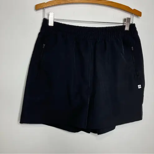 Sweaty Betty  Summit Shorts water resistant shorts black size 12