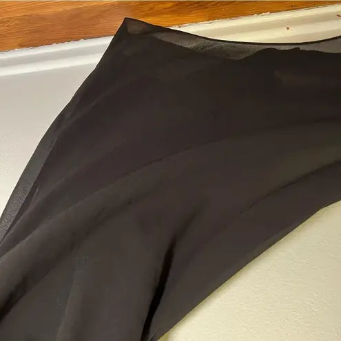 Amanda Smith Cowl Neck Sheath Dress Black