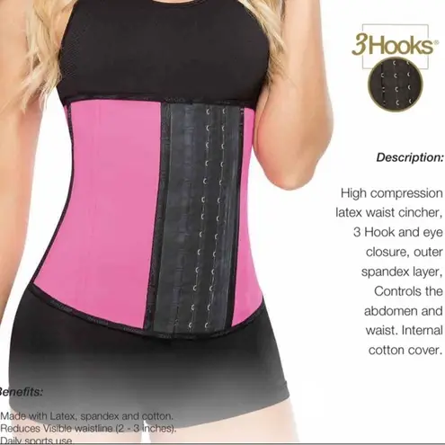 Waist Trainer High compression Pink