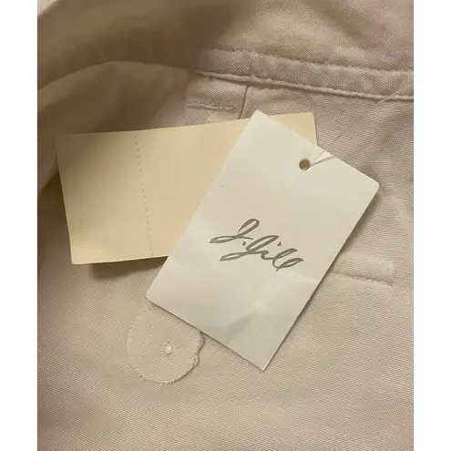 J Jill Sand Cream Wide Leg Pants Womens Size 8 Bamboo Cotton Tencel NWT Tan