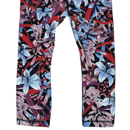 Lululemon  Wunder Under Crop Leggings Lush Lillies Size 8 - Image 9