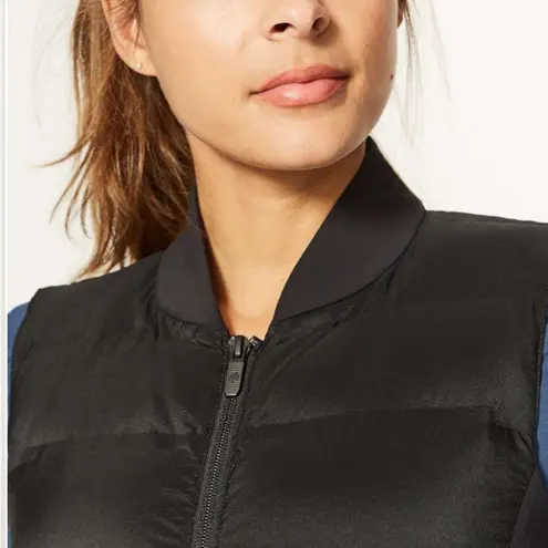Lululemon • Black Down and Around Vest Goose Down