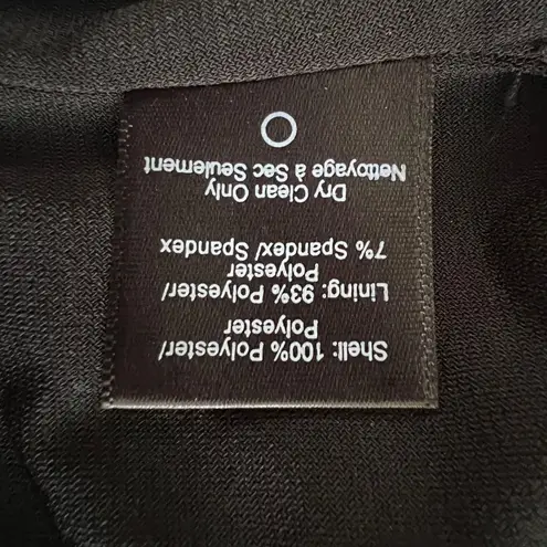 Dress the Population Sidney 3D Floral Lace Black Gown