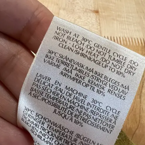 Stine Goya Abstract Impressionism Floral Pull On Pants Orange Green Size XS NWOT