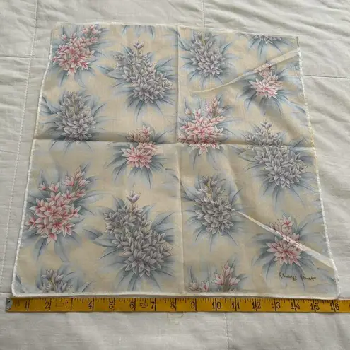 Japanese watercolor floral print bandana 0753