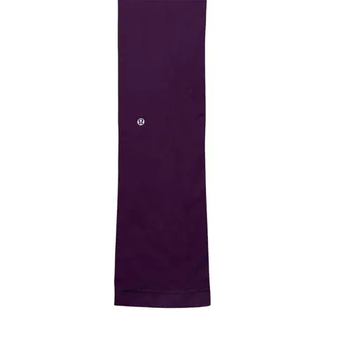 Lululemon  Straight Leg Pants Deep Plum Purple Drawstring Waist Women's Size 8