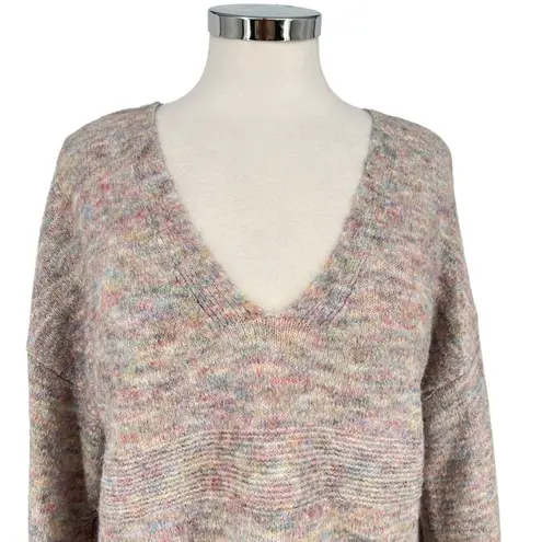 Gentle Fawn V-Neck Sweater Pink Blue Multicolor Size Small