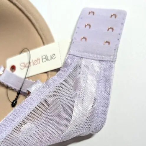 Skarlett Blue Bra Dare Dot Demi Tshirt Bra Lace Lavender/Nude NWT 30DDD Purple Size undefined