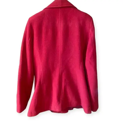 Anne Klein Ann Klein SZ S red wool peacoat