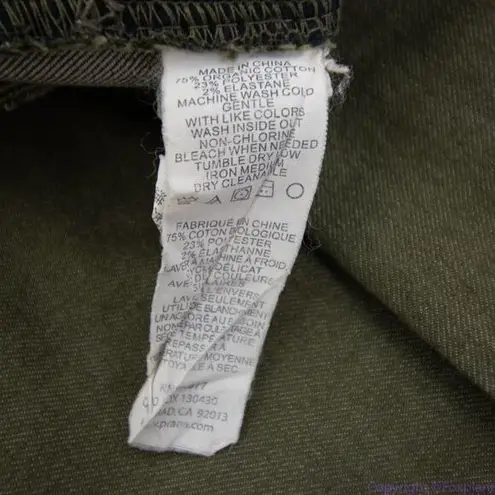 prAna women's green skinny jeans, size 0/25