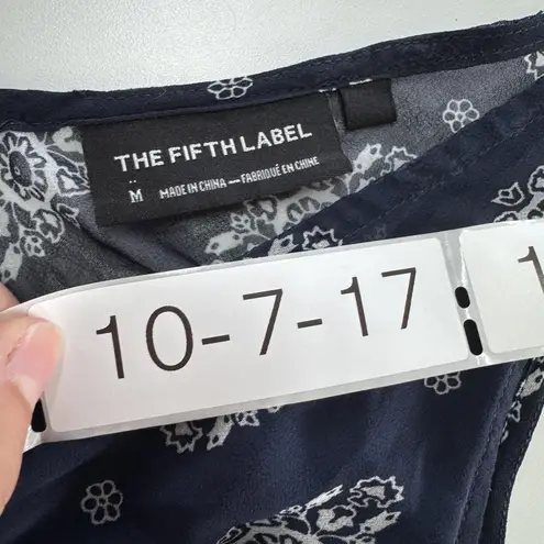 The Fifth Label Dress Women Medium Lights Shine On Sheer Boho Floral Summer Midi