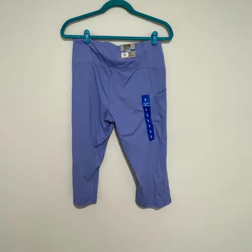 32 Degrees Heat NEW NWT 32 Degrees Periwinkle Cropped Workout Pants