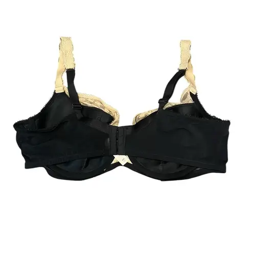 Cacique Abstract Leopard Print Lace Accent Trim Underwire Bra 42D