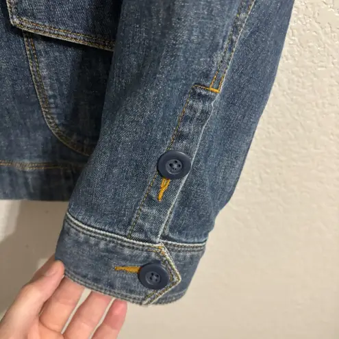 L.L. Bean Womens Size Small Denim Barn Coat Blue 1821