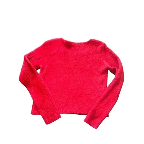 The Limit too cropped Cardigan bolero Sweater size L Red Size L
