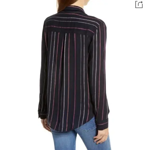 Rails Selena Baja Stripe Pullover Shirt Size Small