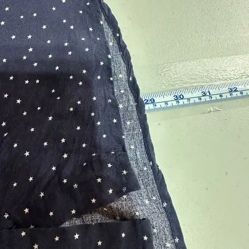 Grand & Greene blue star print size large button down long sleeve casual shirt