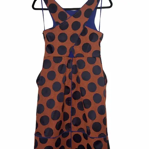 Maeve 4 x $25 Sale Anthropologie  polka dot criss cross back dress size 4