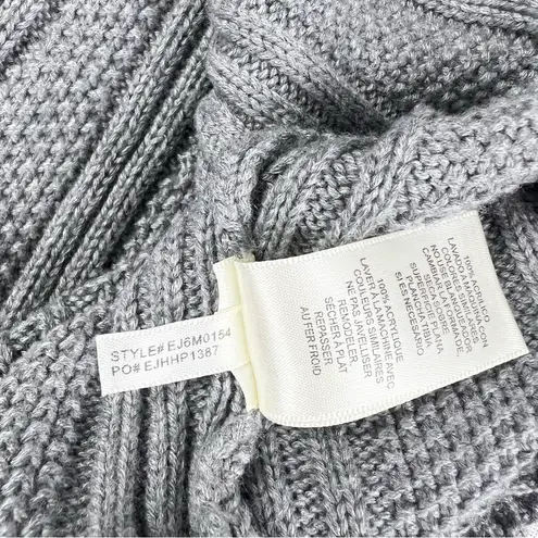 Eliza J Fit & Flare Gray Sweater Dress Small