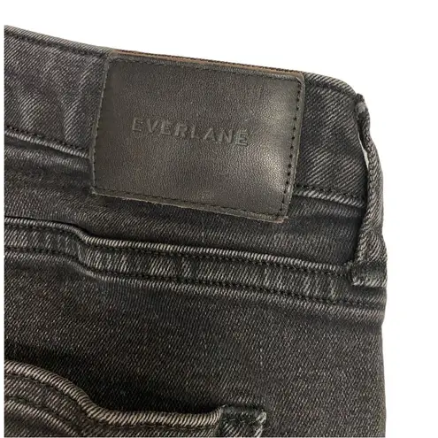 Everlane  The Curvy High Rise Skinny Jeans Plus size 32 Black Dark wash