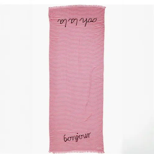 Kate Spade  ooh la la embroidered paris scarf