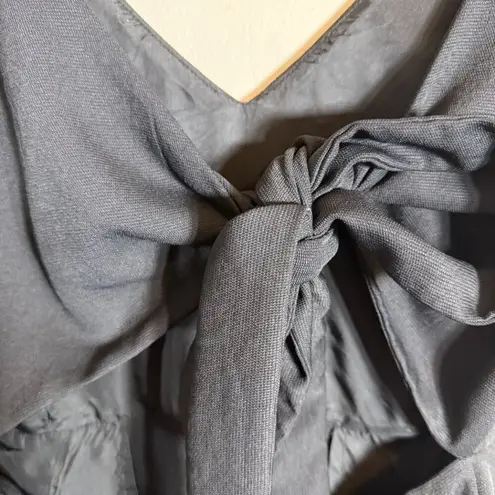 Wilfred Aritzia Ecoulement Romper Women's 4 Black Tie Waist Cut Out Sleeveless