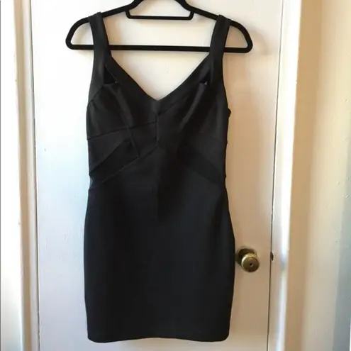 Finders Keepers Mini Dress S Big Wheel Body Cut Outs Mesh Black