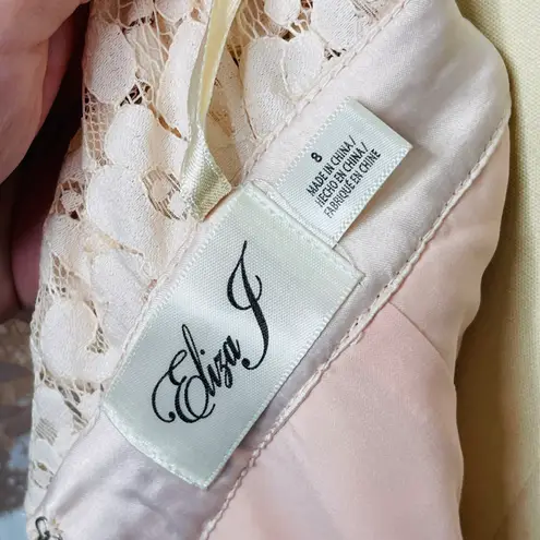 Eliza J Lace Off The Shoulder Dress Blush Pink 8