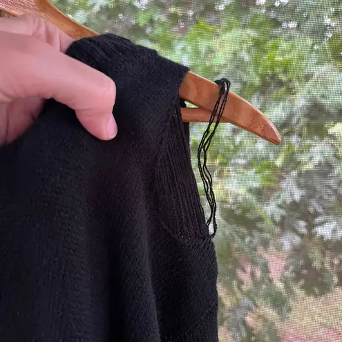 Unif Ornate High Low Long Sleeve Distressed Mini Sweater Dress Sizes XS